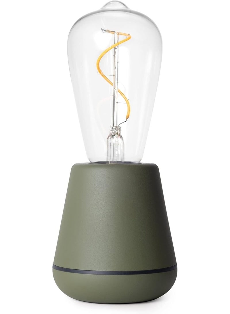 HUMBLE One Wireless Portable Table Light | Indoor and outdoor use |  8.5 cm x 19.5 cm - Green Moss - Image 1